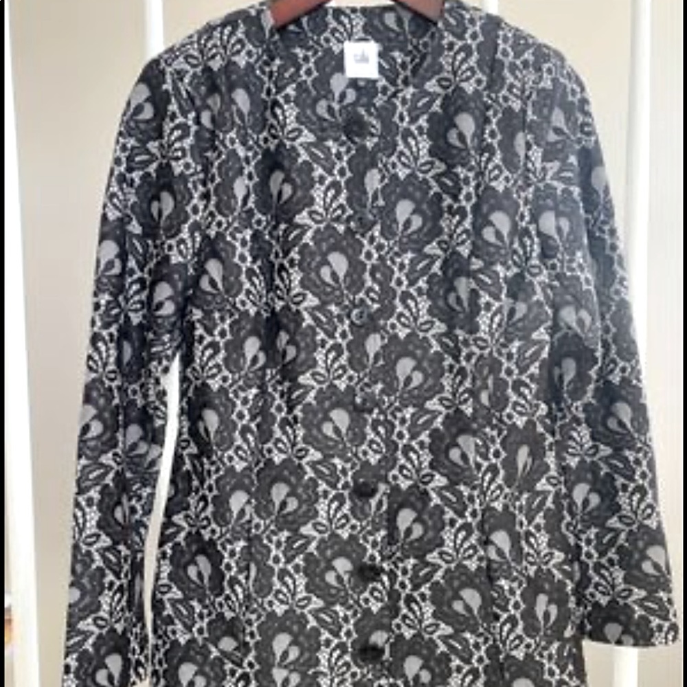 Cabi Lace Dress Coat sz S